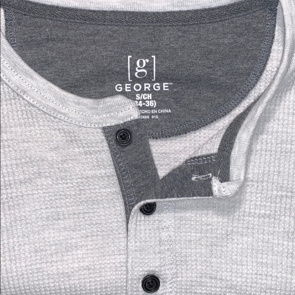 Men’s Heavyweight thermal Henley - Picture 5 of 5